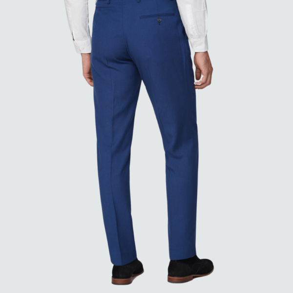 The Gentlemen Slim Fit Blue 2 Piece Suit For Men - Image 4