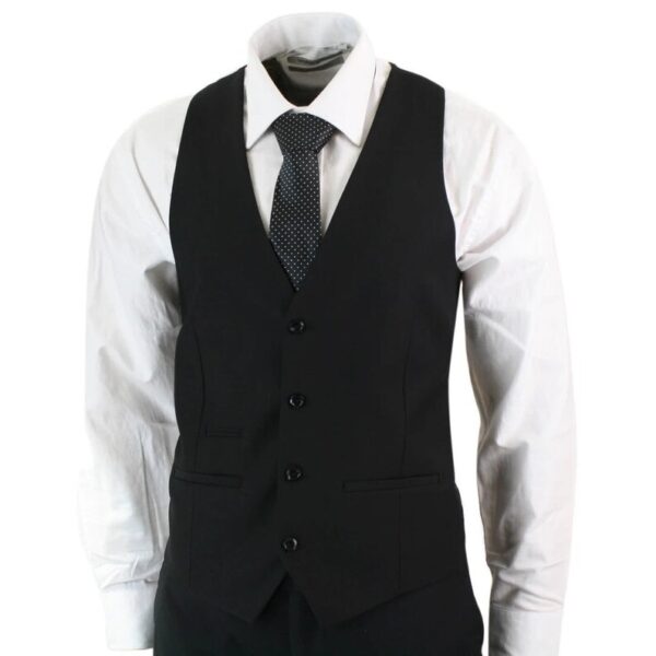 Gloucester Black 3 Piece Suit - Image 4