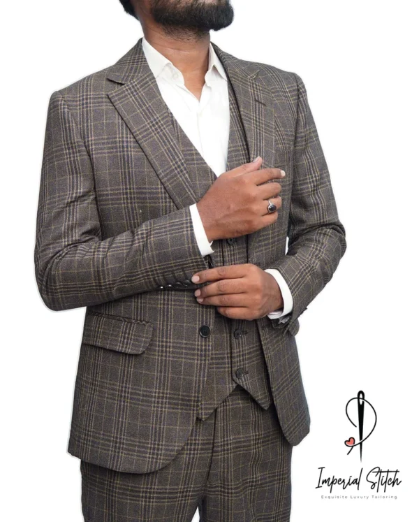 Men's Traditional 3 Piece Business Sport Coat