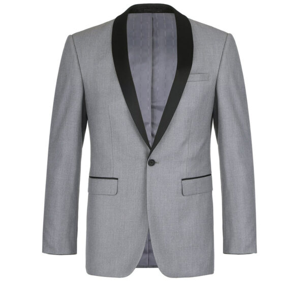 202-2 Men's Slim Fit 2-Piece Shawl Lapel Tuxedo Suit - Image 6