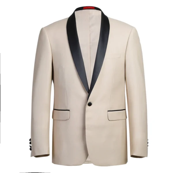 201-3 Men's Slim Fit 2-Piece Shawl Lapel Tuxedo Suit - Image 7