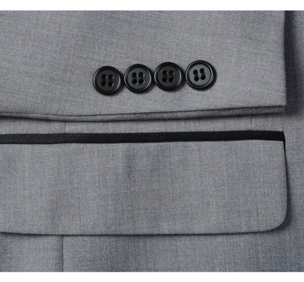 202-2 Men's Slim Fit 2-Piece Shawl Lapel Tuxedo Suit - Image 3