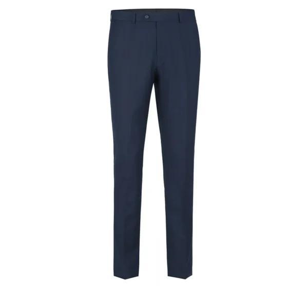 Men's Slim Fit 2-Piece Shawl Lapel Tuxedo Navy Blue Suit - Image 5