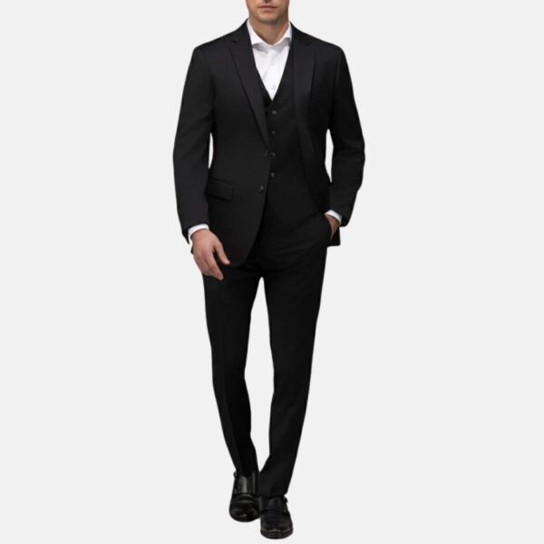 Bond Black Men’s Three Piece Suit - Image 2
