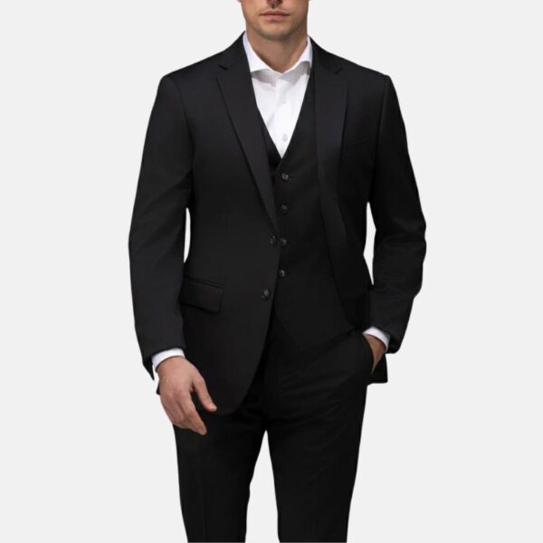Bond Black Men’s Three Piece Suit