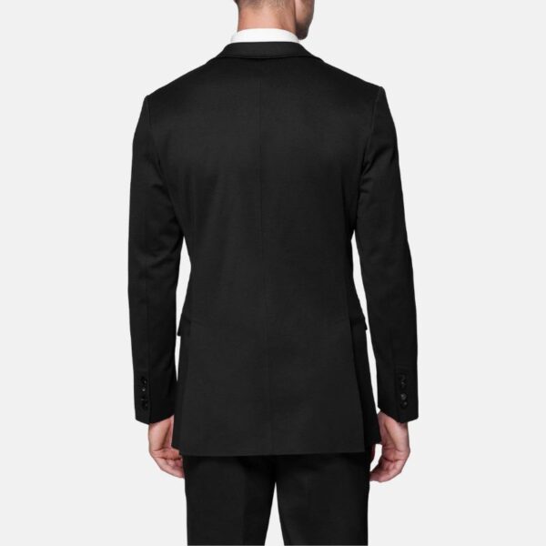 Mens 2 Piece Formal All Black Suit - Image 6