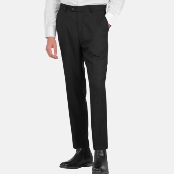 Mens 2 Piece Formal All Black Suit - Image 5