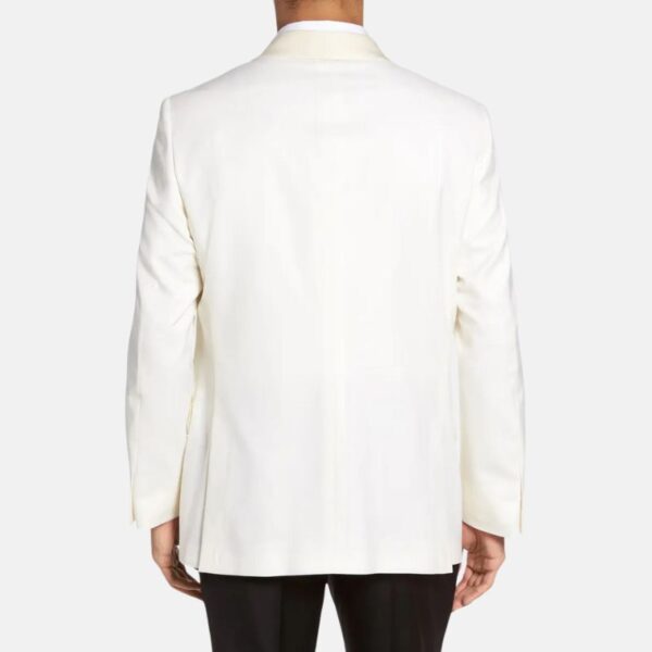White Shawl Lapel Tuxedo Mens 2 Piece Suit - Image 3